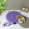 Cotton Rope Woven Cat Scratch Pad Toy Ball Integrated Cat Sleeping Pad Scratch-resistant Wear-resistant Washable Pet Pad