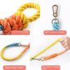 Woven Rainbow Running Dog Leash Multifunctional Dog Leash Double-headed Pet Leash Dog Leash