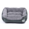 Cat Kennel Warm Winter Pet Kennel Semi-enclosed Cat Mat Square Pet Mat Machine Washable Kennel Dog Mat