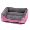 Cat Kennel Warm Winter Pet Kennel Semi-enclosed Cat Mat Square Pet Mat Machine Washable Kennel Dog Mat