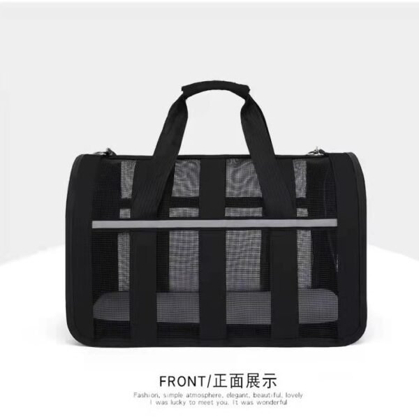 Cat Bag Large Capacity Outgoing Portable Shoulder Crossbody Foldable Four Seasons Universal Breathable Cat Pet Bag