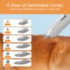 Pet Grooming Kit Smart Hair Remover For Cats And Dogs Cleaning Beauty Suitable For Large Medium Small Pets Hair Clippers