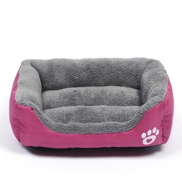 Cat Kennel Warm Winter Pet Kennel Semi-enclosed Cat Mat Square Pet Mat Machine Washable Kennel Dog Mat