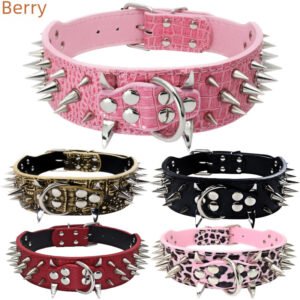 Anti-bite Rivet Pet Collar Rivet Dog Collar Large Dog Traction Rope Dog Collar Amazon Explosion Neck