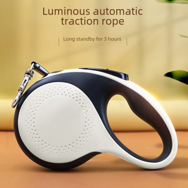 Pet Automatic Retractable Traction Rope With LED Light Dog Walking Rope Reflective Tractor Dog Traction Rope In Stock Wholesale