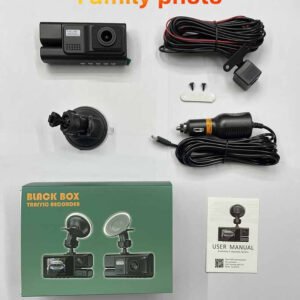 The New Three-lens Driving Recorder 2 Inch HD 1080p Car Front Inside - Triple lens s3