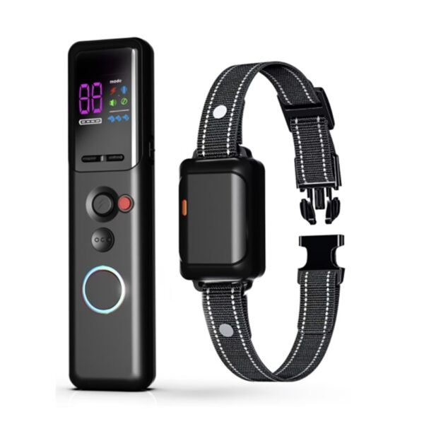 New Dog Trainer Bark Stopper Electronic Training Collar Remote Control Electric Shock Collar Charging Waterproof Color Screen Dog Training