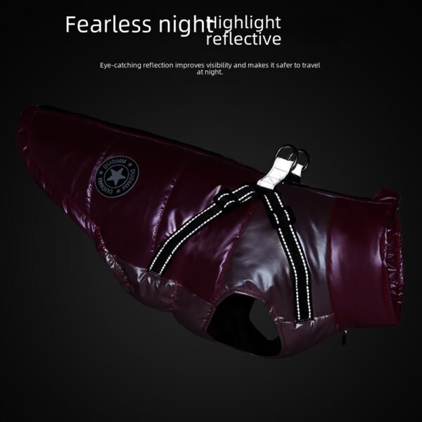 New Autumn And Winter Pet Clothes Thickened Small And Medium Dog Clothes Warm Dog Cotton Clothes Reflective Pet Dog Clothing