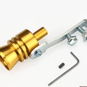 Car Modified Sound Wave Imitator Turbo Whistle - Gold, S