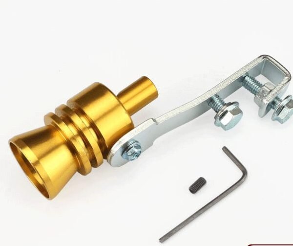 Car Modified Sound Wave Imitator Turbo Whistle - Gold, S