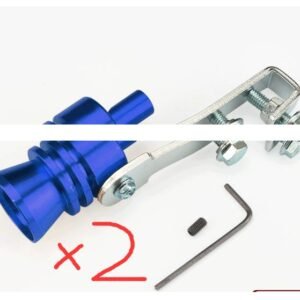 Car Modified Sound Wave Imitator Turbo Whistle - Blue 2pcs, Xl